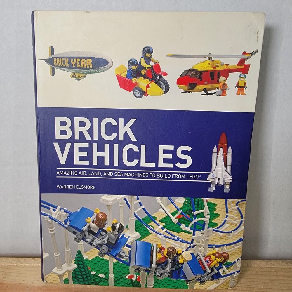 BOOK Brick Vehicles by Warren Elsmore